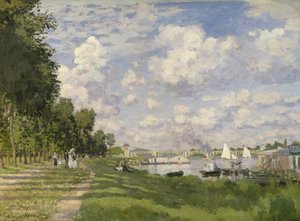 1872年、アルジャントゥイユのマリーナ 作： Claude Monet